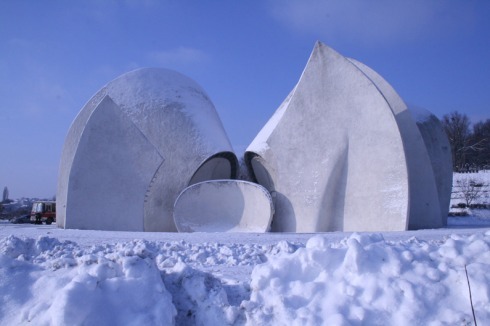 Park der Erinnerung (Krematorium), 1968–1980, Kiev, Ukraine<br />