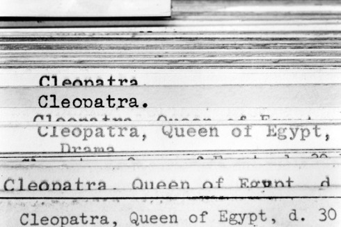 Erica Baum, Untitled (Cleopatra)<br />