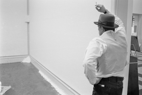 Original: "Fettecke" (1969) von Joseph Beuys<br />