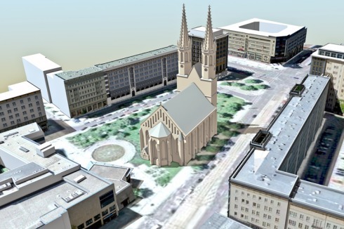 2007 hat sich ein Verein gegründet, der sich für den Wiederaufbau der Kirche einsetzt.<br />