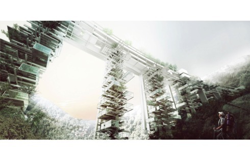 Bronze: Philippe Rizzotti transformiert ein Viadukt im süditalienischen Scilla zu einem „Nest for Snowbirds“.<br />