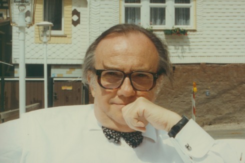 Ralf Schüler um 1994/95, portraitiert von Ursulina Schüler-Witte während einer Reise durch Thüringen<br />