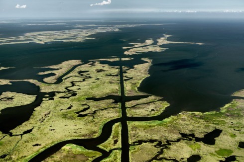 Oberirdische Auswirkung einer Unterwasser-Pipeline: Oil Spill #15 . Submerged Pipeline . Gulf of Mexico . June 24 2010<br />