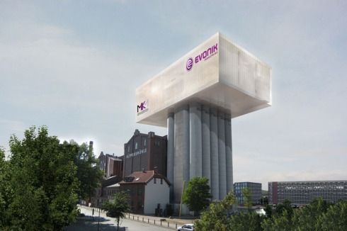 ... planen die Architekten Herzog & de Meuron 2007 einen Erweiterungsbau auf dem bestehenden Silogebäude.<br />