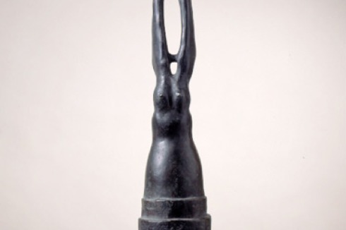 "Hase-Frau" (1990/91) von Leiko Ikemura<br />