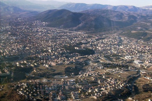 Die italienische Stadt L'Aquila wurde am 6. April 2009 von einem Erdbeben erschüttert.<br />