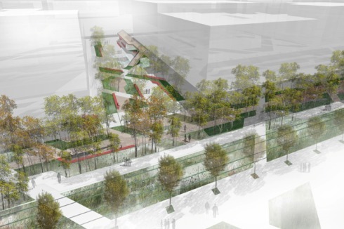 Weitere Pavillons (Korai-/ Panepstimiou-Straße) sollen unter dem Namen "urban multi tools" als öffentliche Bibliotheken genutzt werden.<br />