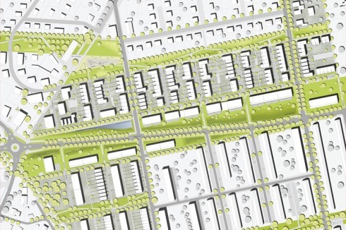 "Ein räumliches Gerüst, welches konsequent auf das vorhandene, strukturgebende Straßen- und Wegenetz aufbaut"<br />