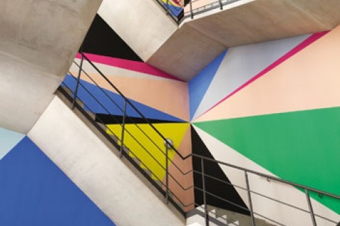 „crash“, Installationsansicht, Kunstverein Hannover, "Stufen zur Kunst", 2012<br />