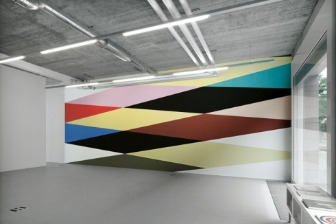 "Fasching by Albers", Wandmalerei, rahncontemporary, Zürich, 2008<br />