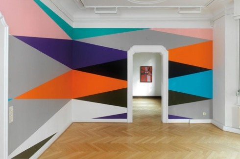 ... ebenso die Raute: "Haus für Bernhard Landauer" Installationsansicht Spielzimmer, Galerie der Stadt Remscheid, 2011<br />