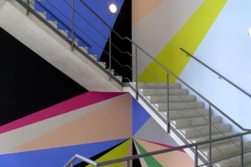 „crash“, Installationsansicht, Kunstverein Hannover, "Stufen zur Kunst", 2012<br />