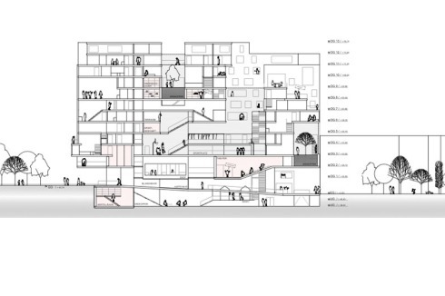 PPAG architects (Wien) halten es aus wirtschaftlichen Gründen nicht für möglich, das Parkhaus zu erhalten. Sie schlagen den Abriss vor und den Neubau eines "Wohnbergs" mit 92 Wohnungen und 1000 Quadratmeter Terrasse.<br />