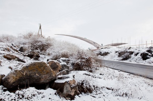 "Chaika" (Seemöve) - Raststätte in Eriwan, Armenien<br />