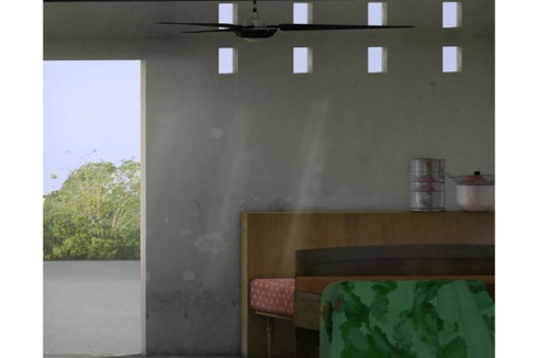 Maja Weyermann, Maisons de peons 3, Courtesy Maja Weyermann and Nosbaum & Reding, Luxembourg<br />