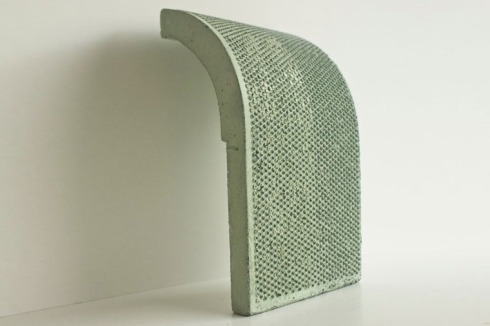 Beton grün, Glaskugeln 3 mm.<br />