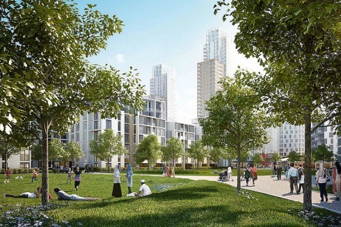 Der Sozialwohnungskomplex soll einem Konzept von Horden Cherry Lee Architects mit 1700 neuen Wohnungen weichen.<br />