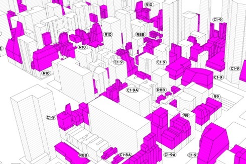 Emily Abruzzo und Gerald Bodziak schlagen mit ihrem Projekt "East Side/Turtle Bay" eine Neunutzung von New Yorks Dachflächen vor.<br />