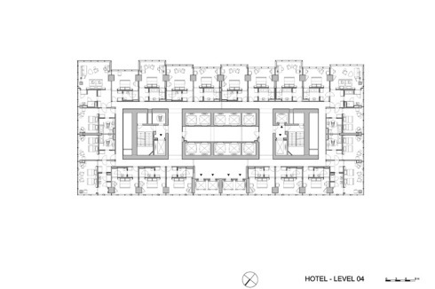 Auf den insgesamt 60 Geschossen verteilen sich Hotelapartments, Büros und Lofts.<br />
