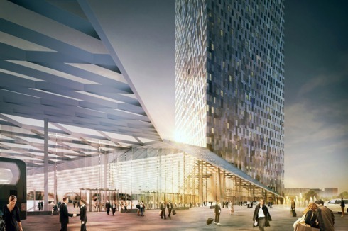 "Das Hochhaus kann in seinen Proportionen aus der Sichtachse der Sonnenallee nicht überzeugen, da es sehr breit und wuchtig wirkt." Eine Anerkennung für<br /><a href="http://www.sauerbruchhutton.de/" >Sauerbruch Hutton</a><br />