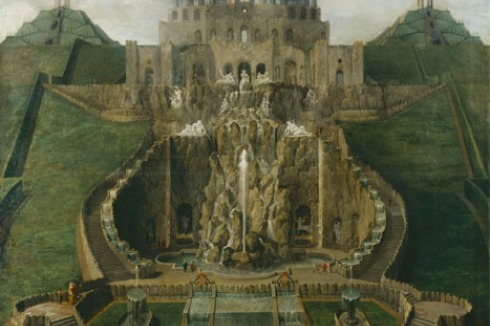 Jan van Nickelen, Blick vom Riesenkopfbecken bis zum Oktogon<br />