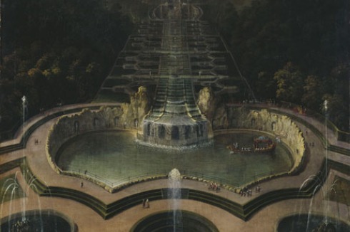 Jan van Nickelen, Blick vom Neptunbecken bis zum Oktogon<br />