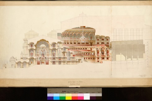 Wettbewerbsentwurf für die Große Oper in Paris (1861): Martin Haller<br />