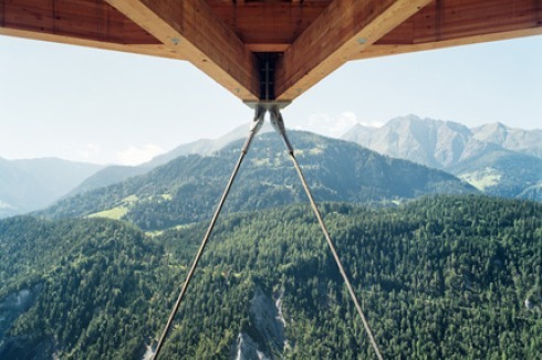 Aussichtsplattform Conn von Corinna Menn in Flims (2006)<br />