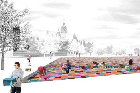 1. Preis: M+M Marc Weis Martin de Mattia, München; Annabau Architektur und Landschaft, Sofia Petersson Landschaftsarchitektin LAR/MSA, Moritz Schloten, Dipl.-Ing. Architekt, Berlin<br />