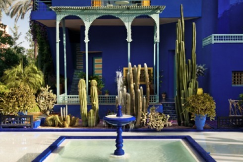 Atelierhaus und Garten des Malers Jacques Majorelle in Marrakesch<br />