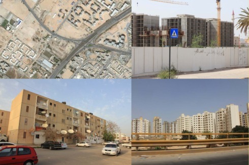 Der von Gaddafi installierte Apparat gestaltete die Stadt nach den Prinzipien der Funktionstrennung um und initiierte Massen-Geschosswohnungsbau, erst nach osteuropäischem, ab 1990 nach kapitalistischem Vorbild.<br />