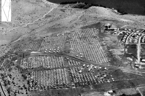 Transitlager nahe Tiberias 1951<br />