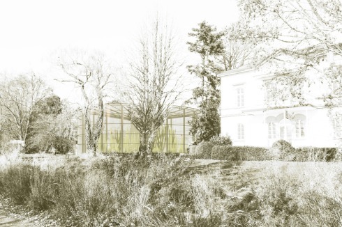 "Das Pflanzenhaus erfüllt mit seiner einfachen zylindrischen Form die funktionalen Anforderungen und verzichtet auf eine Konkurrenz zur Umgebung. Es entsteht eine fast tänzerische, leichte Anmutung unter schirmartigem Dach." Anerkennung für<br /><a href="http://www.bhundf.com/" >Birk Heilmeyer Frenzel</a><br />