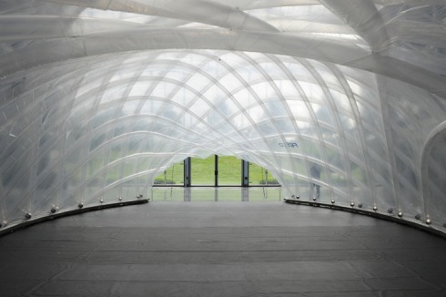 Kategorie 6 (Prototypen): Pneumatische Gitterschale, Studio for Lightweight & Temporary Design, Stuttgart<br />