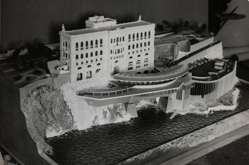 Modell eines geplanten Marinariums, ca. 1960<br />