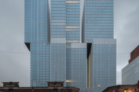 Glasanteil, Breite und Tiefe der Fensterprofile variieren je nach Funktion hinter der Fassade.<br />