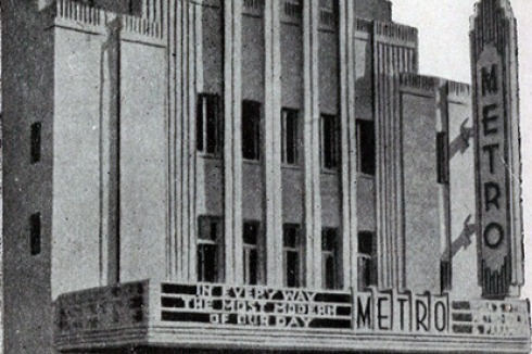 Kolkata: Der Bau des „Metro Cinema“ wurde von der MGM-Filmgesellschaft finanziert (1896).<br />