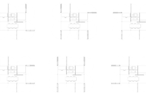 Je nach Wetterlage und Tätigkeit ließe sich der Raum unterschiedlich ausrichten. Zwei der sechs Quadranten wären wärmegedämmt, um an kalten Tagen genutzt werden zu können.<br />