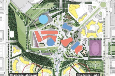 Für das Areal schlug die Gruppe das "City-Life-Projekt" vor, dessen Realisierung aufgrund der Wirtschaftskrise ins Stocken geriet.<br />