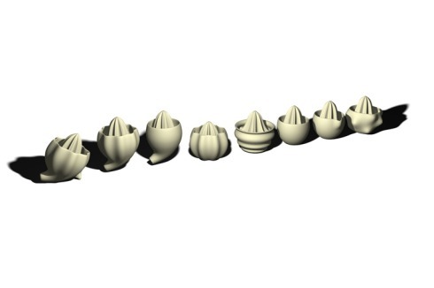 Druckbereit: Das 3D-Modell von Assa Ashuach Zitronenpressen-Serie (Digital Forming Ltd, UK, 2009).<br />