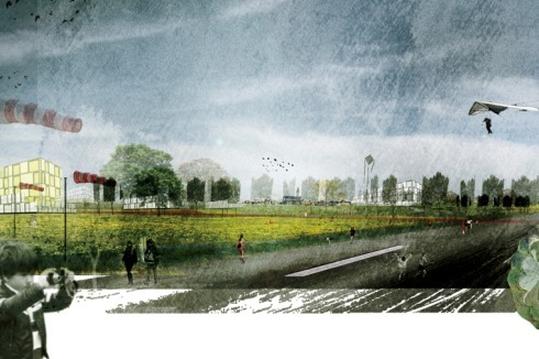 "Auf intelligente Weise unterscheidet das Projekt zwischen einem klar definierten städtischen Park, zum Stadtzentrum hin orientiert, und einem offen konzipierten, extensiven Landschaftspark für den größeren Teil des Areals."<br />