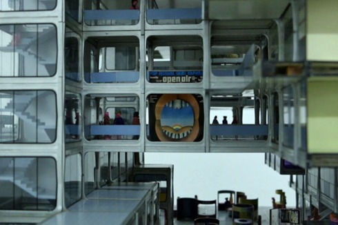 Richard Johann Dietrich, Metastadt-Bausystem, 1970, Modell M 1:50<br />