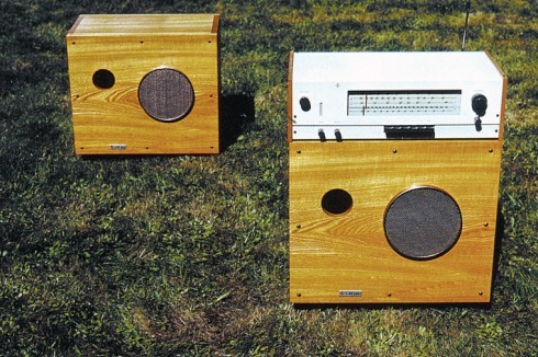 1965: Rundfunkgerät RK 3 und Lautsprecher L40 Spezial Hempel KG Limbach-Oberfrohna von Clauss Dietel/Lutz Rudolph<br />