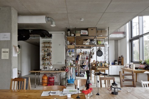 Die Gemeinschaftsküche einer Clusterwohnung in Haus 1<br /><br />