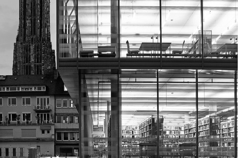 Zur Eröffnung richteten sie dem Architekten eine Scha uim Ulmer Museum aus<br />