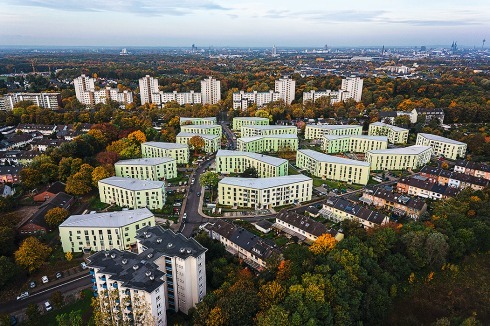 <span class="Bold">Auszeichnung:</span> Siedlung Buchheimer Weg, Köln, Ersatzneubau einer 50er-Jahre Wohnsiedlung; A.: ASTOC Architects and Planners, Köln; BH.: GAG Immobilien AG, Köln<br />