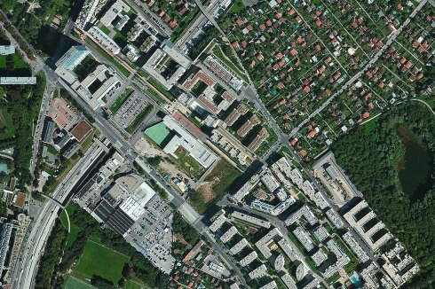 Für den Bau der Wohnsiedlung  wurde die Autobahn A23 auf einer Länge von 200 Metern überdeckelt<br />