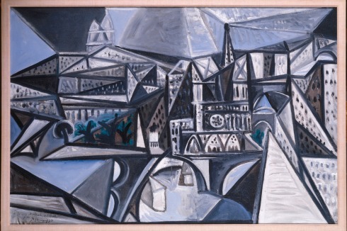 Pablo Picasso, Notre Dame, 1945, Öl auf Leinwand, 80 x 120 cm, Museum Ludwig, Köln, Foto: RBA Köln, © VG Bild-Kunst, Bonn 2014<br />