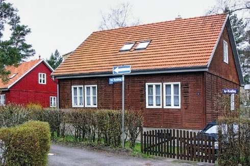 Eines der rund 40 Typenhäuser aus den 50er Jahren<br />