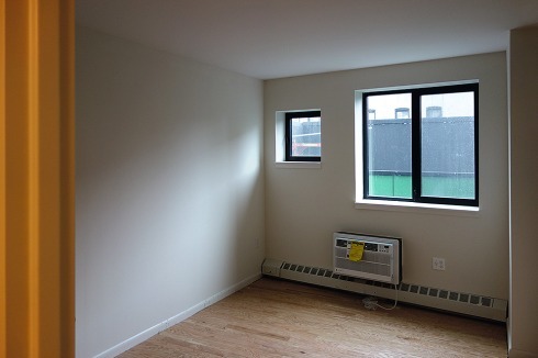 Schlafzimmer vor Bezug der Wohnung<br />